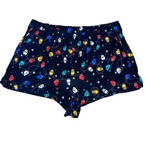 Torrid Super Soft And Stretchy Sleep Shorts With Colorful Skull Halloween Print
